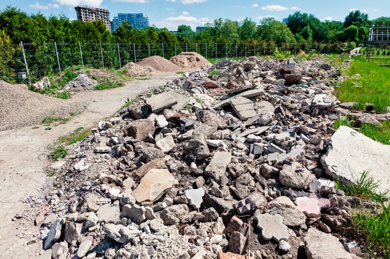 Cleaning Up Construction Site